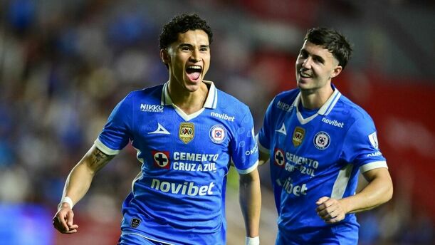 Jeremy Márquez celebra su gol ante Necaxa (Mexsport)