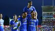 Nico Ibáñez, Charly Rodríguez y Jeremy Márquez lucieron ante el Necaxa (Imago7)