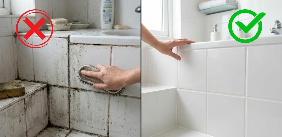 Así puedes devolverle a las juntas del baño su aspecto original | Foto: Gemini