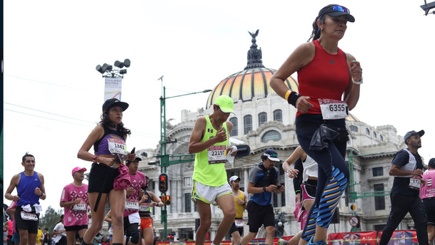 Inicio del Maratón de la Ciudad de México