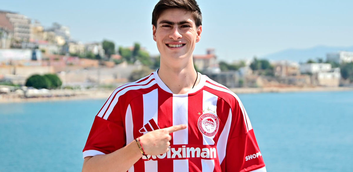 La Hormiga González podría debutar con Olympiacos este fin de semana. (Foto: Olympiacos)