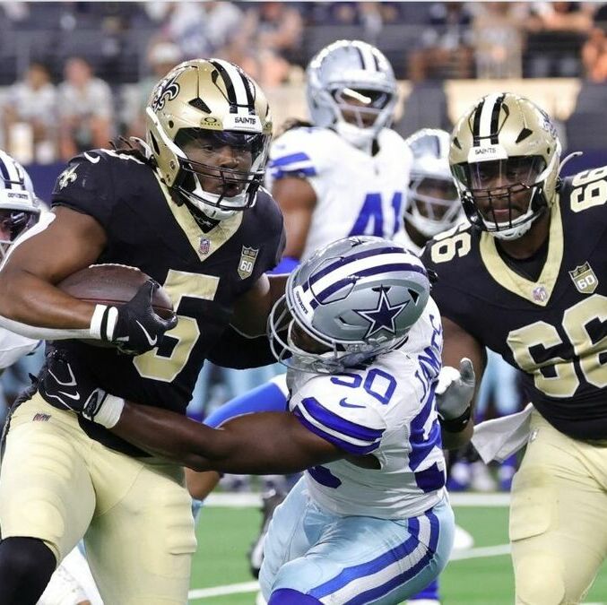 Los New Orleans Saints derrotaron a los Dallas Cowboys en su casa (Fotografía: Reuters)