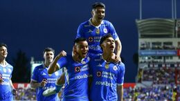 Nico Ibáñez, Charly Rodríguez y Jeremy Márquez lucieron ante el Necaxa (Imago7)