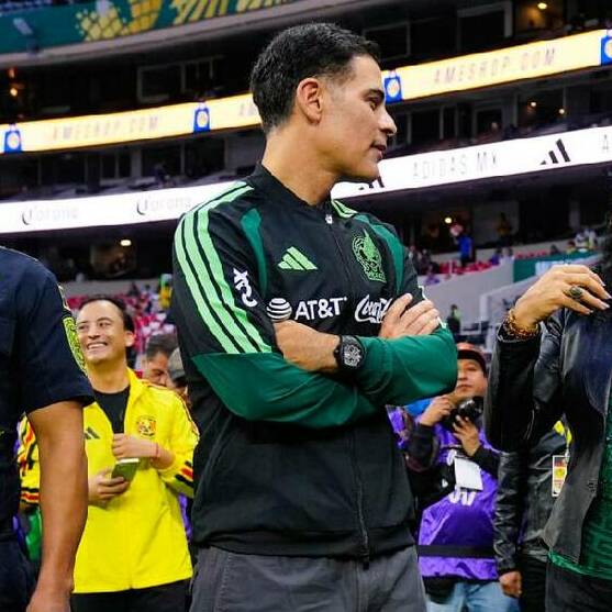 Rafael Márquez y Guillermo Ochoa se reencuentran en Banorte durante el América vs Puebla. FOTO: Imago7