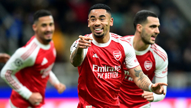 Gabriel Jesus colaboró con dos tantos en el triunfo del Arsenal. (Foto: Reuters)