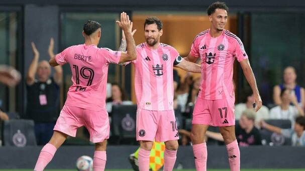 Messi volvió a ser la figura del Inter Miami (Reuters)