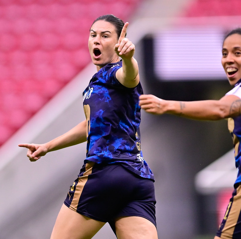 Pumas Femenil consiguió su primera victoria en Guadalajara (Fotografía: Mexsport)