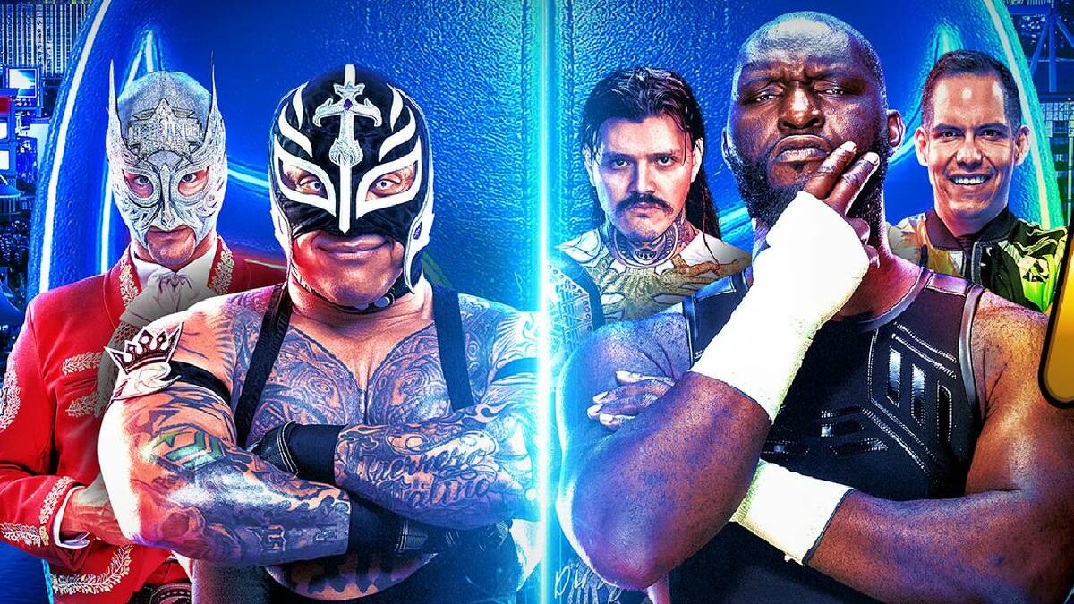 Rey Mysterio enferntará a Omos en Triplemanía 34, en las Las Vegas. FOTO: @luchalibreaaa