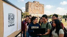 La UNAM abrió más de 2 mil lugares para aspirantes no seleccionados (Imagen creada con IA)