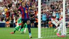 Raphinha marcó doblete en la victoria del Barcelona sobre el Rayo Vallecano (Fotografía: Reuters)