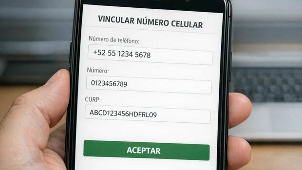 El registro de líneas móviles requiere vincular tu número con tu CURP. Foto: Sora IA