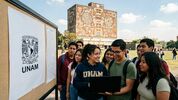 La UNAM abrió más de 2 mil lugares para aspirantes no seleccionados (Imagen creada con IA)