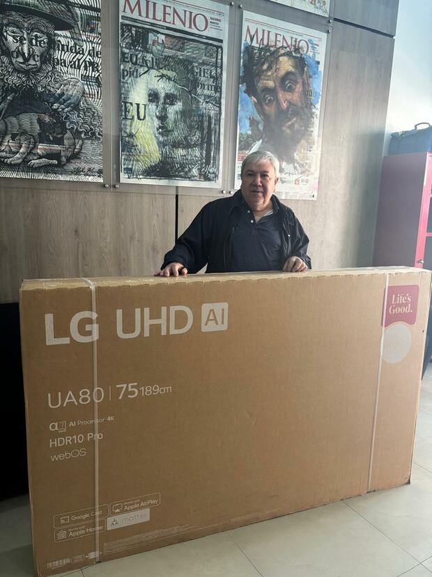 Ganador de la pantalla. (Foto: MT)