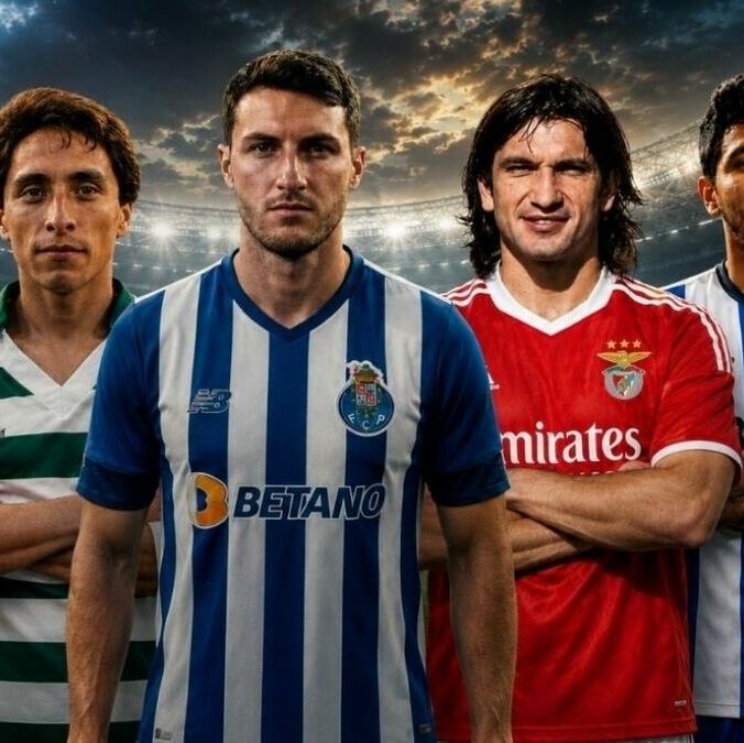 Jugadores mexicanos que han estado en la Liga de Portugal. (Foto: IA)