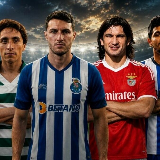 Jugadores mexicanos que han estado en la Liga de Portugal. (Foto: IA)