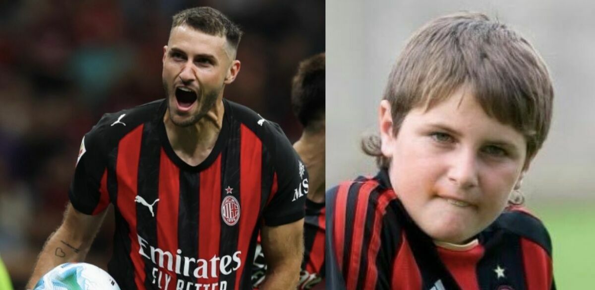 Santi envió mensaje y colocó su imagen de niño. (foto: @sant.gimenez)