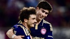 La Hormiga González ya se estrenó como goleador del Olympiacos (X @olympiacosfc)