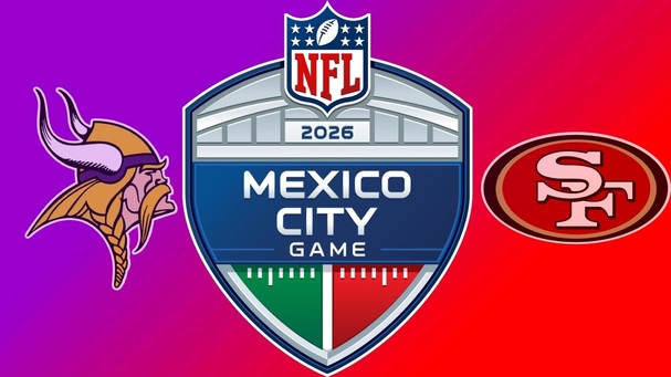 Minnesota Vikings y San Francisco 49ers jugarán en México (Diseño mediotiempo)