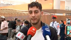 Sebastián Cáceres estuvo al borde del llanto. (Captura)