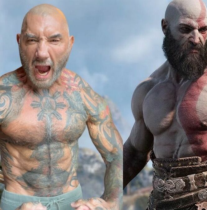 El ex-luchador de la WWE reveló su radical cambio físico para encarnar a Kratos en la serie de Prime Video. (@davebautista/IG)