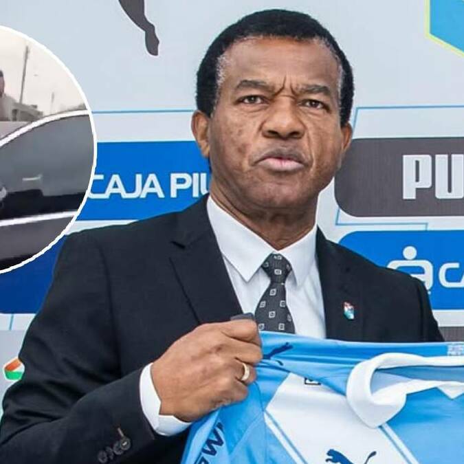 Julio César Uribe fue agredido al intentar dialogar con algunos aficionados del Sporting Cristal. FOTOS: @clubsportingcristal / Captura