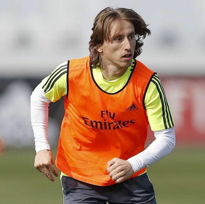 Luka Modric con el Real Madrid en 2016 (@lukamodric10)