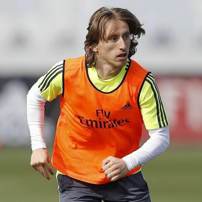 Luka Modric con el Real Madrid en 2016 (@lukamodric10)