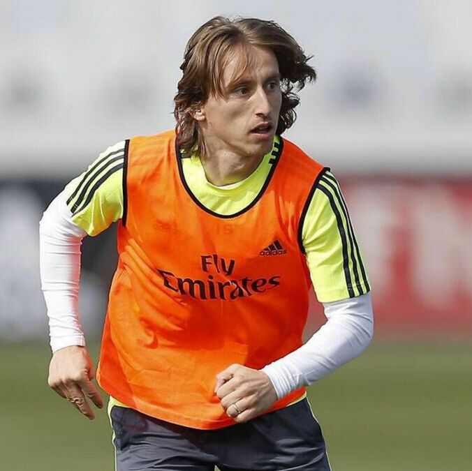 Luka Modric con el Real Madrid en 2016 (@lukamodric10)