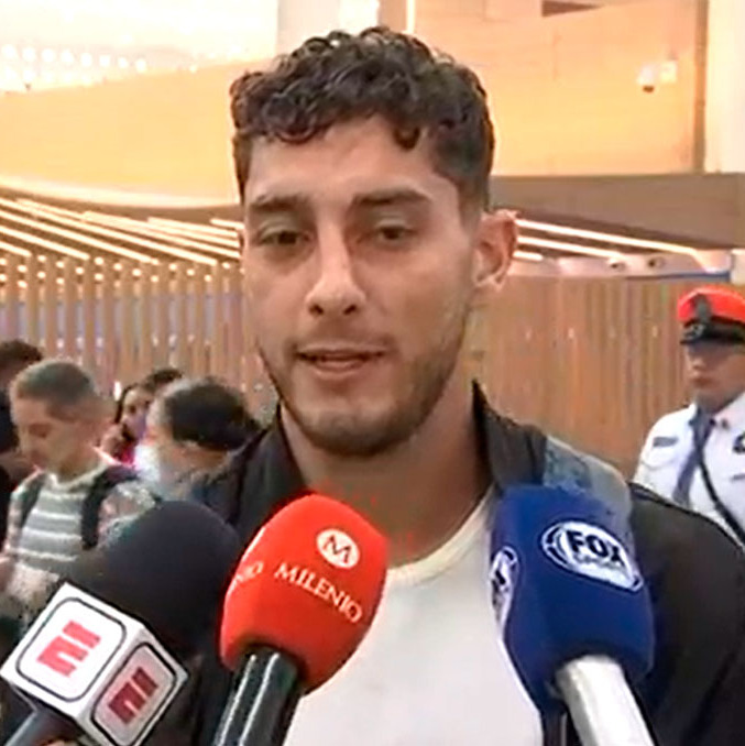 Sebastián Cáceres estuvo al borde del llanto. (Captura)
