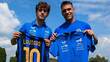 Así fue el tremendo cruce que tuvieron Franco Colapinto y Lautaro Martínez. FOTO: @inter