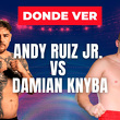 ¿Dónde ver Andy Ruiz Jr. vs. Damian Knyba?