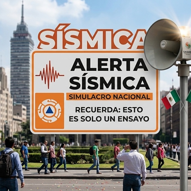 Conoce todos los detalles del próximo Simulacro Nacional de septiembre 2026. (Gemini AI)