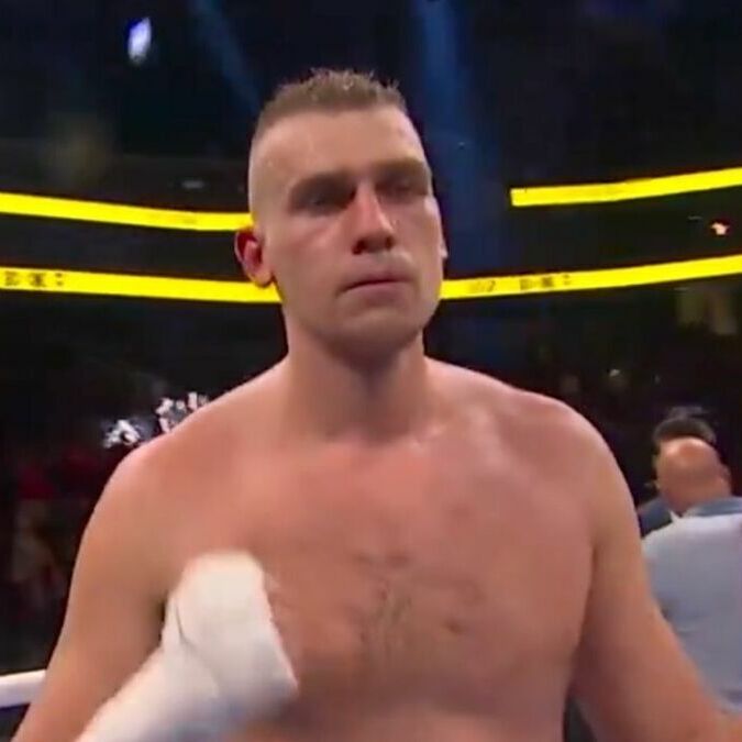 Damian Knyba derrotó a Andy Ruiz en Nueva Jersey (Captura de video)