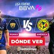 Consulta la previa de Pumas vs. América Femenil para ver EN VIVO Clásico Capitalino 2026.