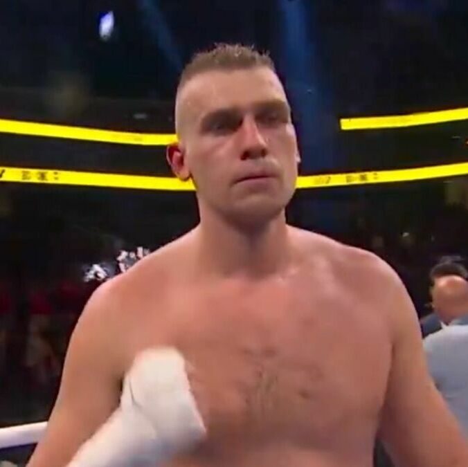 Damian Knyba derrotó a Andy Ruiz en Nueva Jersey (Captura de video)