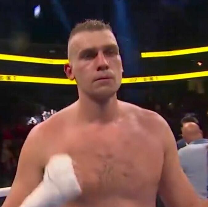 Damian Knyba derrotó a Andy Ruiz en Nueva Jersey (Captura de video)