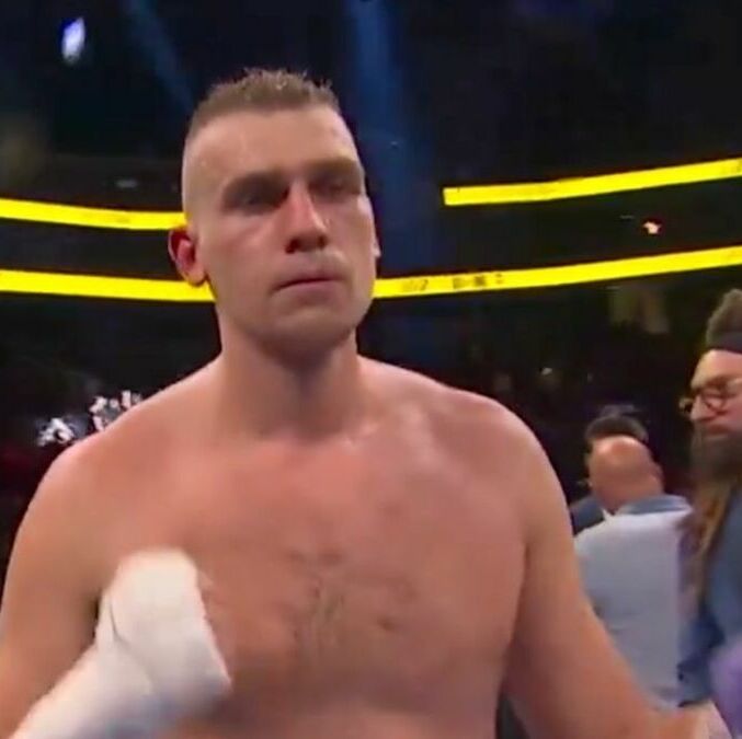 Damian Knyba derrotó a Andy Ruiz en Nueva Jersey (Captura de video)