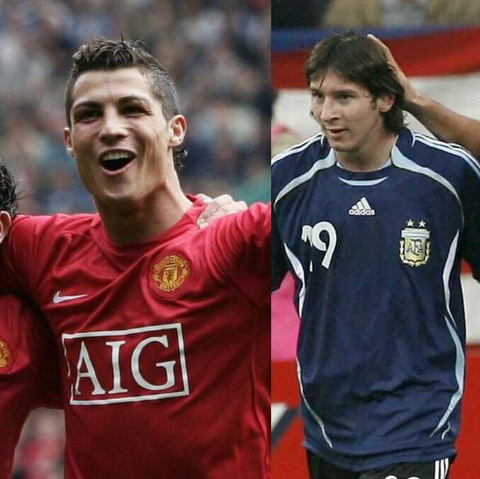Lionel Messi y Cristiano Ronaldo fueron compañeros de Carlos Tévez (Reuters/EFE)