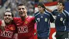 Lionel Messi y Cristiano Ronaldo fueron compañeros de Carlos Tévez (Reuters/EFE)