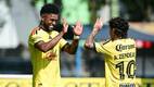 Miguel Borja y Alejandro Zendejas celebran una anotación con la categoría Sub 21 de América. FOTO: Imago7
