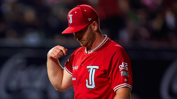 Noah Skirrow, segundo lugar de ponches, fue relegado como cuarto abridor para la Serie del Rey. (Foto: Toros de Tijuana)
