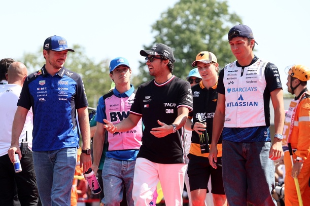Pilotos de la F1 en el GP de Italia (Reuters)