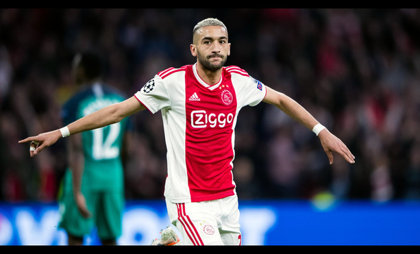 Hakim Ziyech hizo el segundo del Ajax. (Foto: UEFA.com)