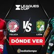 Toluca vs. León: horario y canal EN VIVO Semifinal Leagues Cup 2026. (Especial).