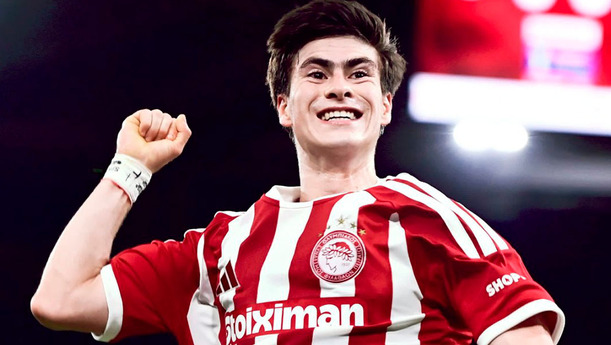 Armando González suma tres goles con Olympiacos. (Foto: X @olympiacosfc)
