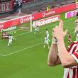 Hormiga González anota gol ante Volos en Copa de Grecia / Captura Claro Sports