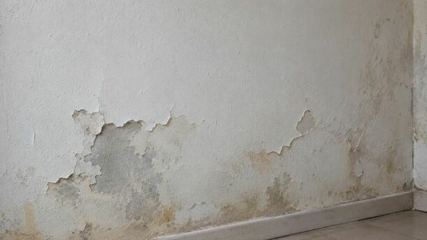 ¿Pared húmeda? Así puedes repararla sin tener que derribarla. (Foto: ChatGPT).