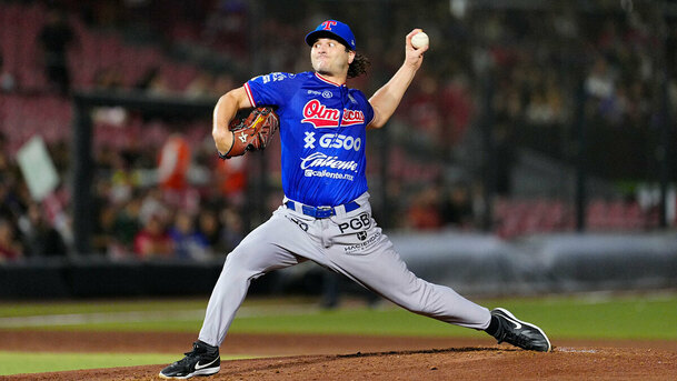 Austin Warner tiró su cuarta salida de calidad consecutiva. (Foto: Liga Mexicana de Beisbol)