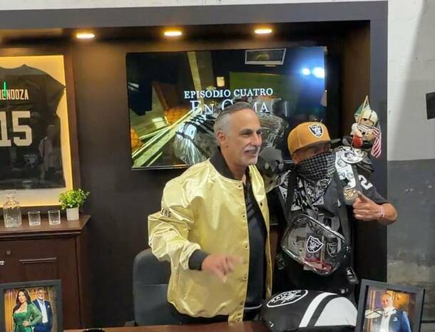 Julio Bracho en la NFL Experience México (Yedi Moreno)