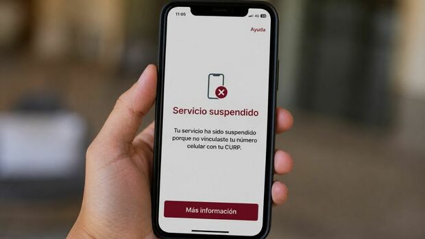 Las líneas telefónicas que no sean vinculadas con la CURP serán suspendidas. Foto: ChatGPT